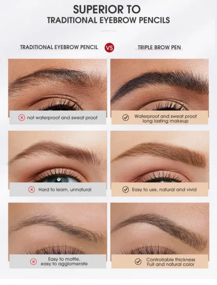 Карандаш для бровей O.TWO.O арт. 1013 #03 (Dark Brown) 20 ml