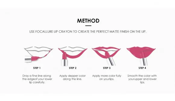 Матовая губная помада O.TWO.O арт. 6058 3.5 g.