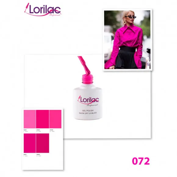 Гель-лак Lorilac -072 10 ml Гель-лак Lorilac -072 10 ml
