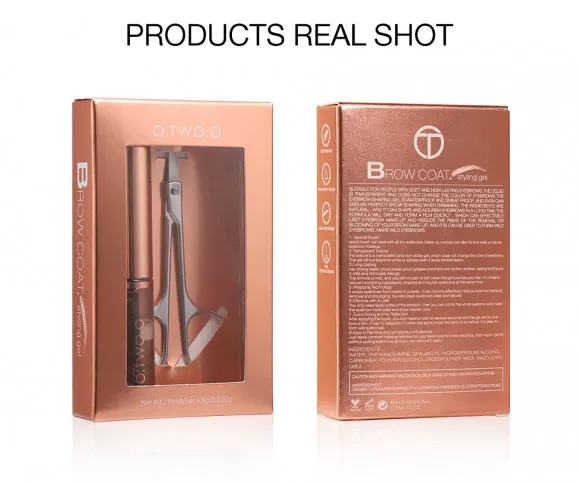 Набор O.TWO.O Водостойкий гель для бровей + ножницы арт. 1012 6.5 g.