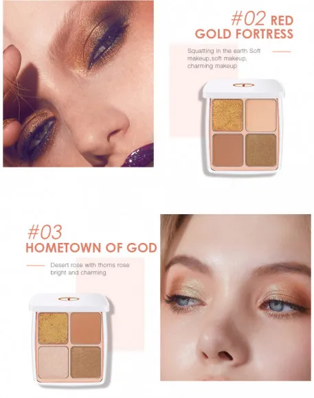 Тени O.TWO.O Colored Drawing Morocco 4цв (арт. 1003) 13.6 g.