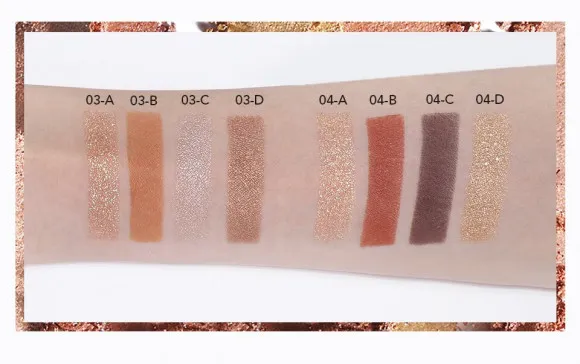 Тени O.TWO.O Colored Drawing Morocco 4цв (арт. 1003) 13.6 g.