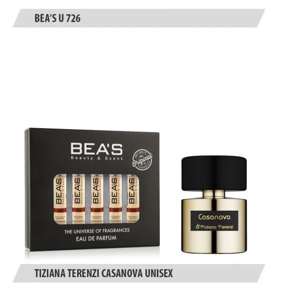 Парфюмерный набор Beas Tiziana Terenzi Casanova Unisex 5*5 ml U 726