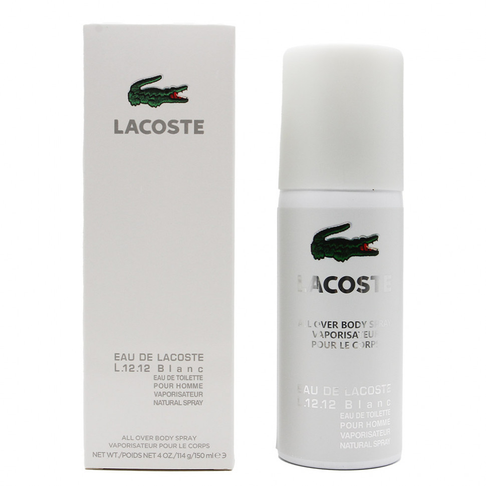 lacoste blanc 12.12
