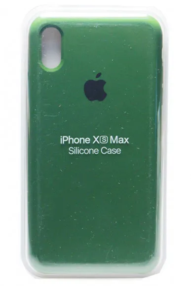 Силиконовый чехол для Айфон XS Max - (Зеленый)