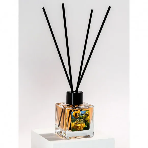 Ароматический диффузор с палочками Beas Peony - Пион - 50 ml Ароматический диффузор с палочками Beas Peony - Пион - 50 ml