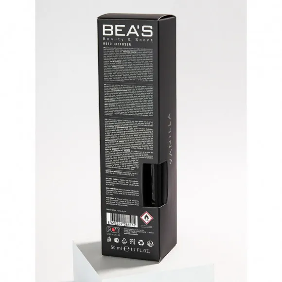 Ароматический диффузор с палочками Beas Peony - Пион - 50 ml Ароматический диффузор с палочками Beas Peony - Пион - 50 ml