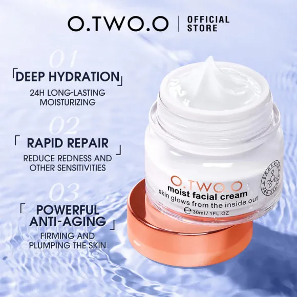 O.TWO.O Ночной увлажняющий крем Skin Care Day Cream Moist Facial Cream Moisturizing Refreshing Day Cream 30ml FC002 O.TWO.O Ночной увлажняющий крем Skin Care Day Cream Moist Facial Cream Moisturizing Refreshing Day Cream 30ml FC002